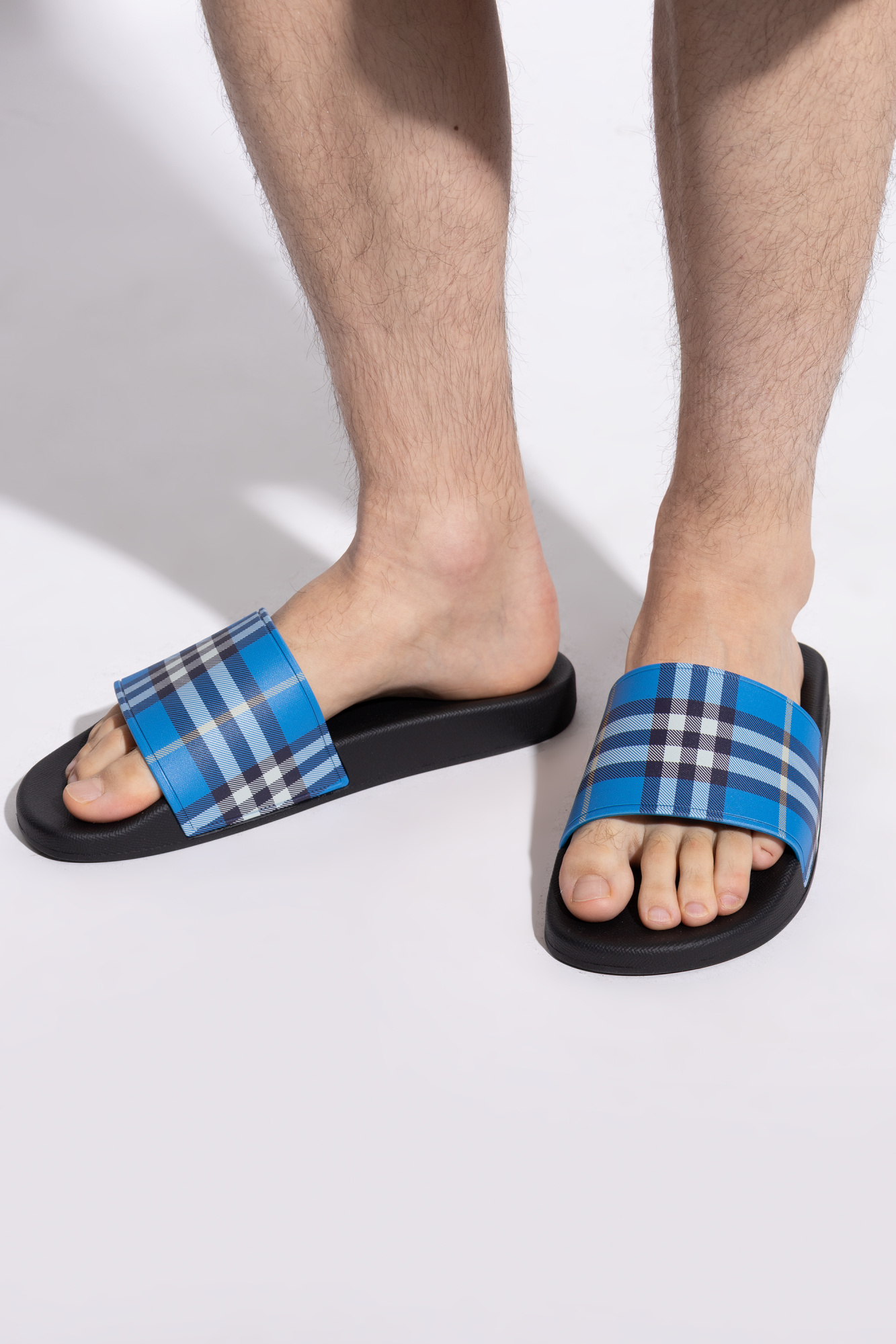 Blue Rubber flip-flops Burberry - Vitkac AS